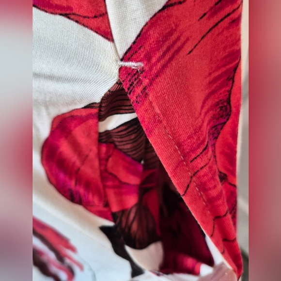 Soma Soft Jersey Twist Bodice Maxi Dress Size Large Built-In Bra - Picture 8 of 12